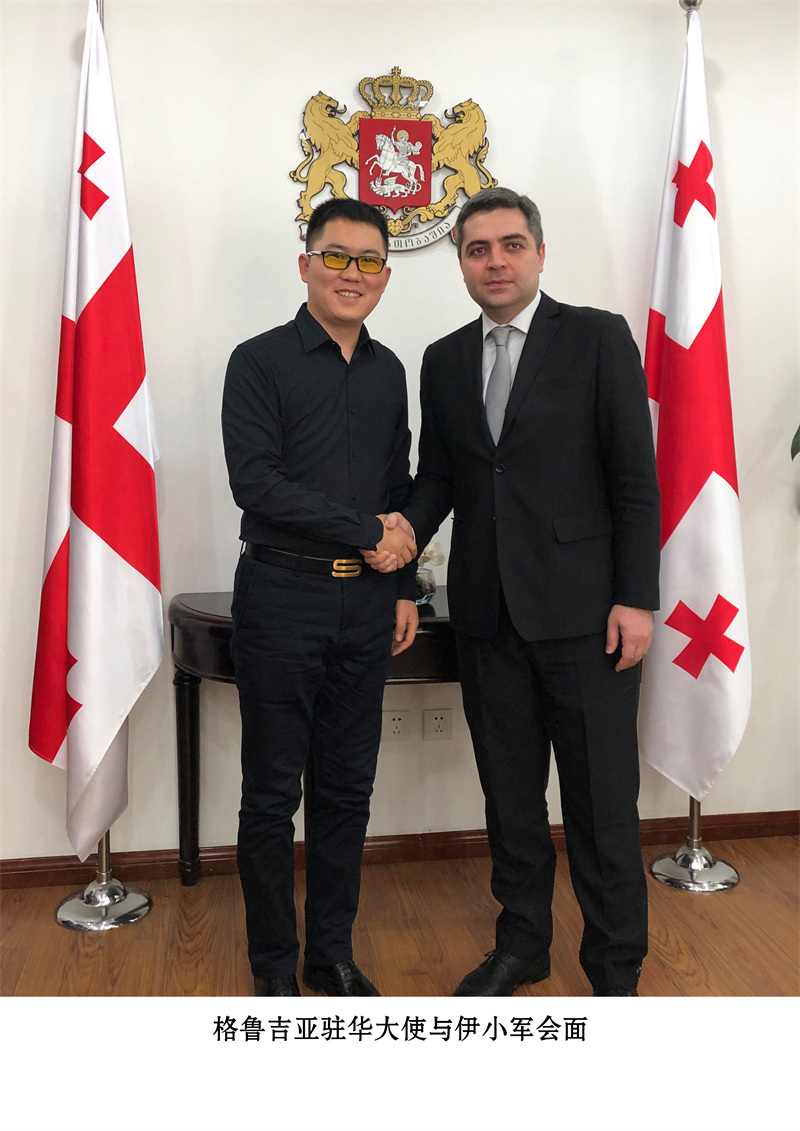 格鲁吉亚驻华大使与伊小军会面